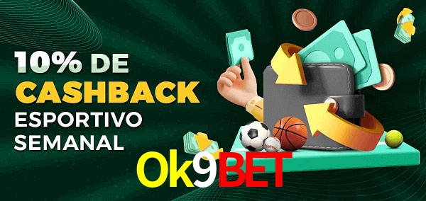 10% de bônus de cashback na Ok9Bet